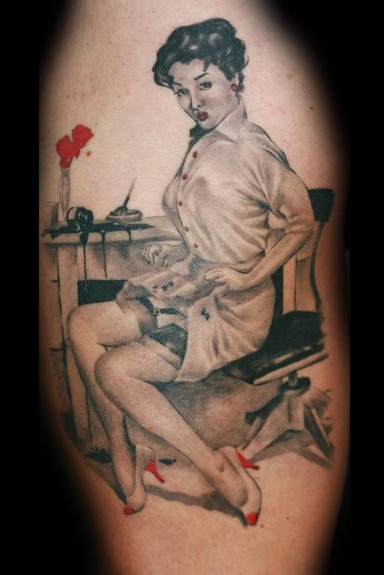 Tattoos - Corey Mackenzie - Pinup Tattoo